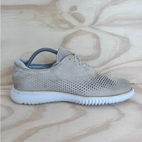 Cole Haan - 2.ZeroGrand Laser Wingtip - Sneakers - Gray - Men's - 9.5M - C37087 - Picture 5 of 9